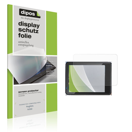Matte Displayschutzfolie von dipos passend für Nvgfelis N300, präziser Zuschnitt und blasenfrei montiert
