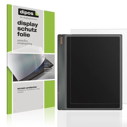 Matte Displayschutzfolie von dipos passend für Onyx Boox Note Air3 C, präziser Zuschnitt und blasenfrei montiert