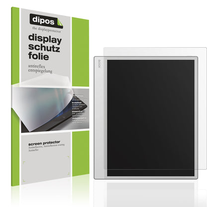 Matte Displayschutzfolie von dipos passend für Onyx Boox Note Max 13.3, präziser Zuschnitt und blasenfrei montiert