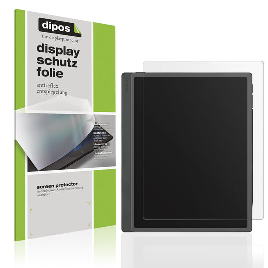 Matte Displayschutzfolie von dipos passend für Onyx Boox Tab Ultra C Pro, präziser Zuschnitt und blasenfrei montiert