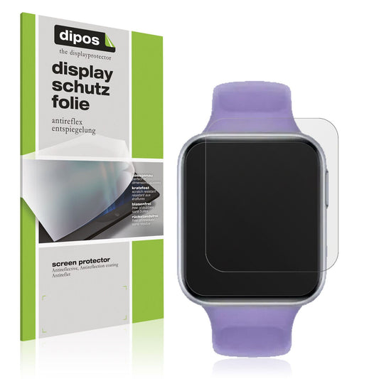 Matte Displayschutzfolie von dipos passend für Oppo Watch SE, präziser Zuschnitt und blasenfrei montiert