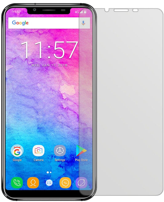 Matte Displayschutzfolie von dipos passend für Oukitel U18, präziser Zuschnitt und blasenfrei montiert