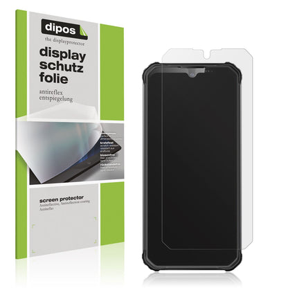 Matte Displayschutzfolie von dipos passend für Oukitel WP22, präziser Zuschnitt und blasenfrei montiert