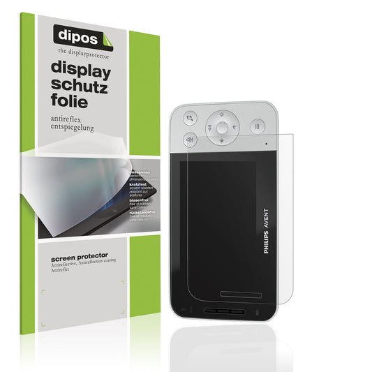 Matte Displayschutzfolie von dipos passend für Philips Avent Connected SCD923, präziser Zuschnitt und blasenfrei montiert