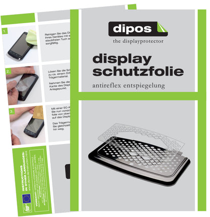 Matte Displayschutzfolie von dipos passend für Philips EP5441/50 Tropfblech, präziser Zuschnitt und blasenfrei montiert