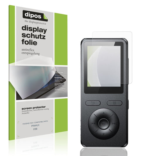Matte Displayschutzfolie von dipos passend für PINHUI X98, präziser Zuschnitt und blasenfrei montiert
