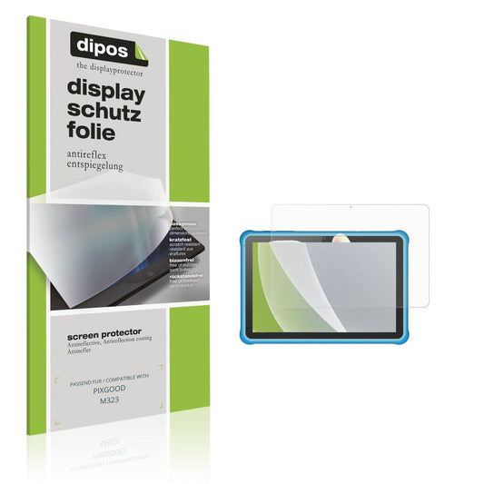 Matte Displayschutzfolie von dipos passend für PIXGOOD M323, präziser Zuschnitt und blasenfrei montiert