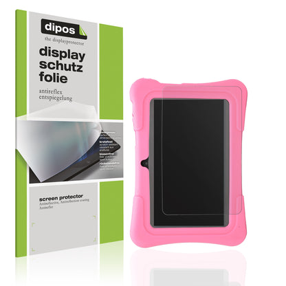 Matte Displayschutzfolie von dipos passend für Plyisty Kids Tablet 7 Zoll, präziser Zuschnitt und blasenfrei montiert