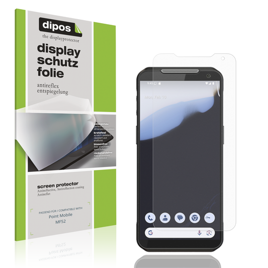 Matte Displayschutzfolie von dipos passend für Point Mobile MF52, präziser Zuschnitt und blasenfrei montiert