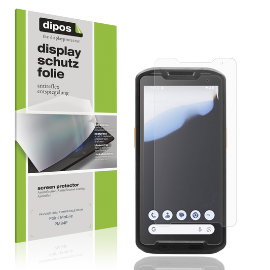 Matte Displayschutzfolie von dipos passend für Point Mobile PM84P, präziser Zuschnitt und blasenfrei montiert