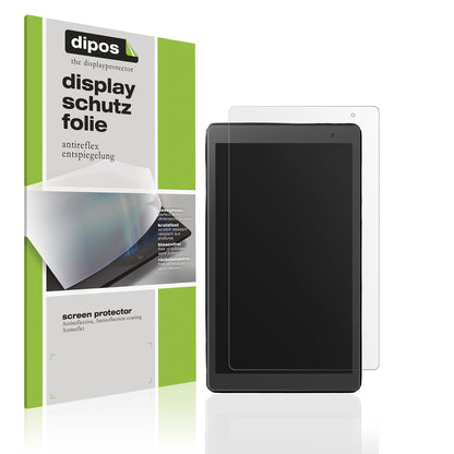Matte Displayschutzfolie von dipos passend für Pritom P7 7 Zoll, präziser Zuschnitt und blasenfrei montiert