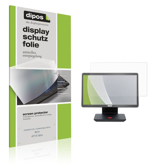 Matte Displayschutzfolie von dipos passend für RCH AT15 Slim, präziser Zuschnitt und blasenfrei montiert