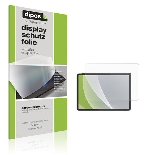 Matte Displayschutzfolie von dipos passend für RebotAi RebotAi AF12, präziser Zuschnitt und blasenfrei montiert