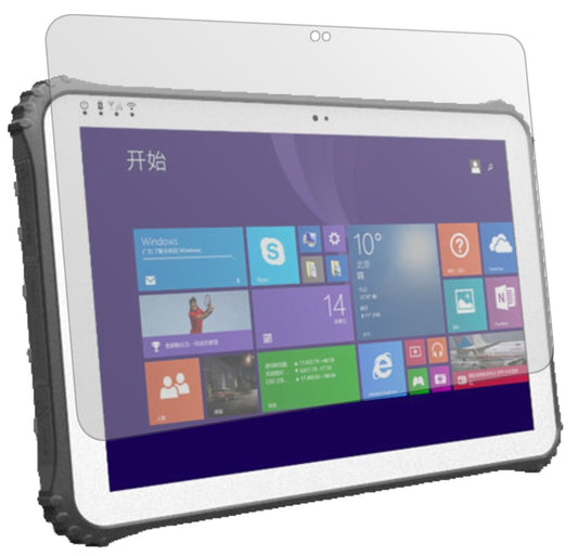 Matte Displayschutzfolie von dipos passend für Rugged Tablet ID-SQ12.2, präziser Zuschnitt und blasenfrei montiert