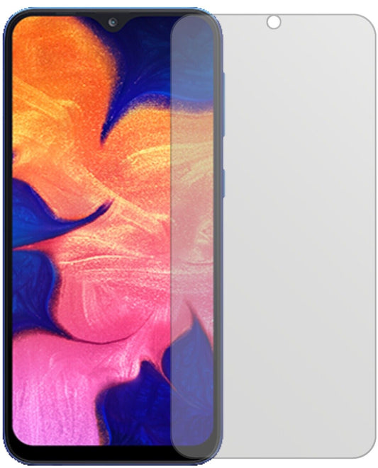 Matte Displayschutzfolie von dipos passend für Samsung Galaxy A10, präziser Zuschnitt und blasenfrei montiert