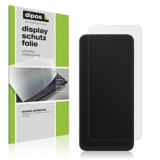 Matte Displayschutzfolie von dipos passend für Samsung Galaxy A16 5G, präziser Zuschnitt und blasenfrei montiert