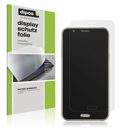 Matte Displayschutzfolie von dipos passend für Samsung Galaxy J7 Neo, präziser Zuschnitt und blasenfrei montiert