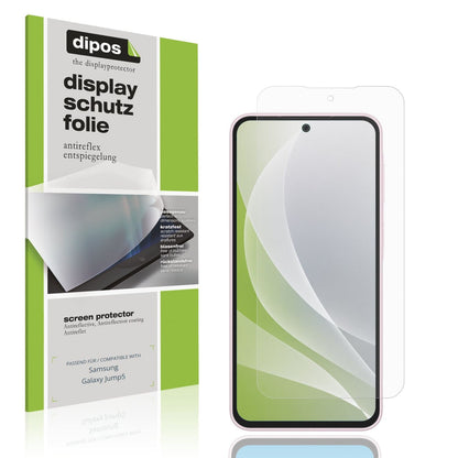Matte Displayschutzfolie von dipos passend für Samsung Galaxy Jump5, präziser Zuschnitt und blasenfrei montiert