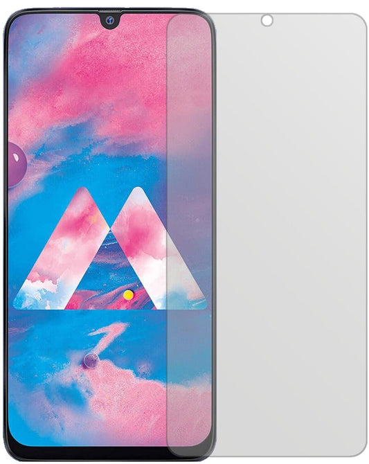 Matte Displayschutzfolie von dipos passend für Samsung Galaxy M30, präziser Zuschnitt und blasenfrei montiert