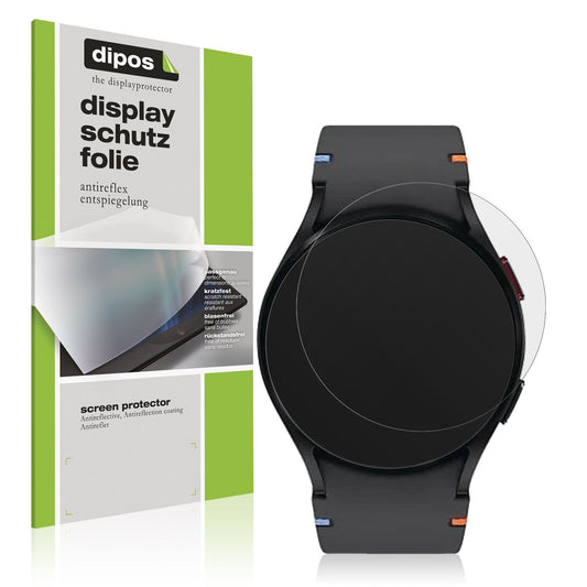 Matte Displayschutzfolie von dipos passend für Samsung Galaxy Watch FE 40mm, präziser Zuschnitt und blasenfrei montiert