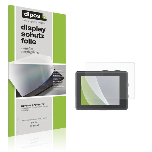 Matte Displayschutzfolie von dipos passend für Senzo AT-M40R, präziser Zuschnitt und blasenfrei montiert