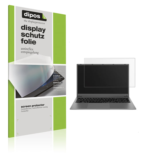 Matte Displayschutzfolie von dipos passend für SGIN 17 Zoll 8GB RAM, präziser Zuschnitt und blasenfrei montiert