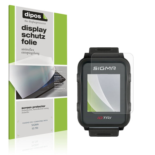 Matte Displayschutzfolie von dipos passend für SIGMA iD.TRI, präziser Zuschnitt und blasenfrei montiert