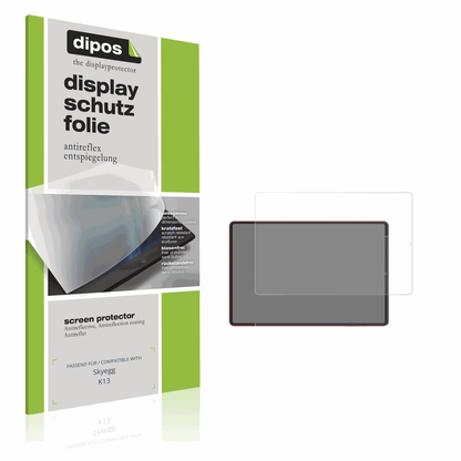 Matte Displayschutzfolie von dipos passend für Skyegg K13, präziser Zuschnitt und blasenfrei montiert