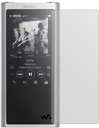 Matte Displayschutzfolie von dipos passend für Sony NW-ZX300 (MP3-Player), präziser Zuschnitt und blasenfrei montiert