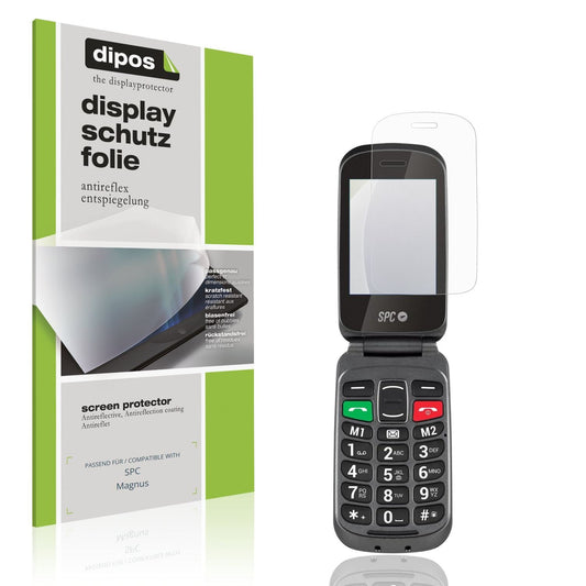 Matte Displayschutzfolie von dipos passend für SPC Magnus, präziser Zuschnitt und blasenfrei montiert