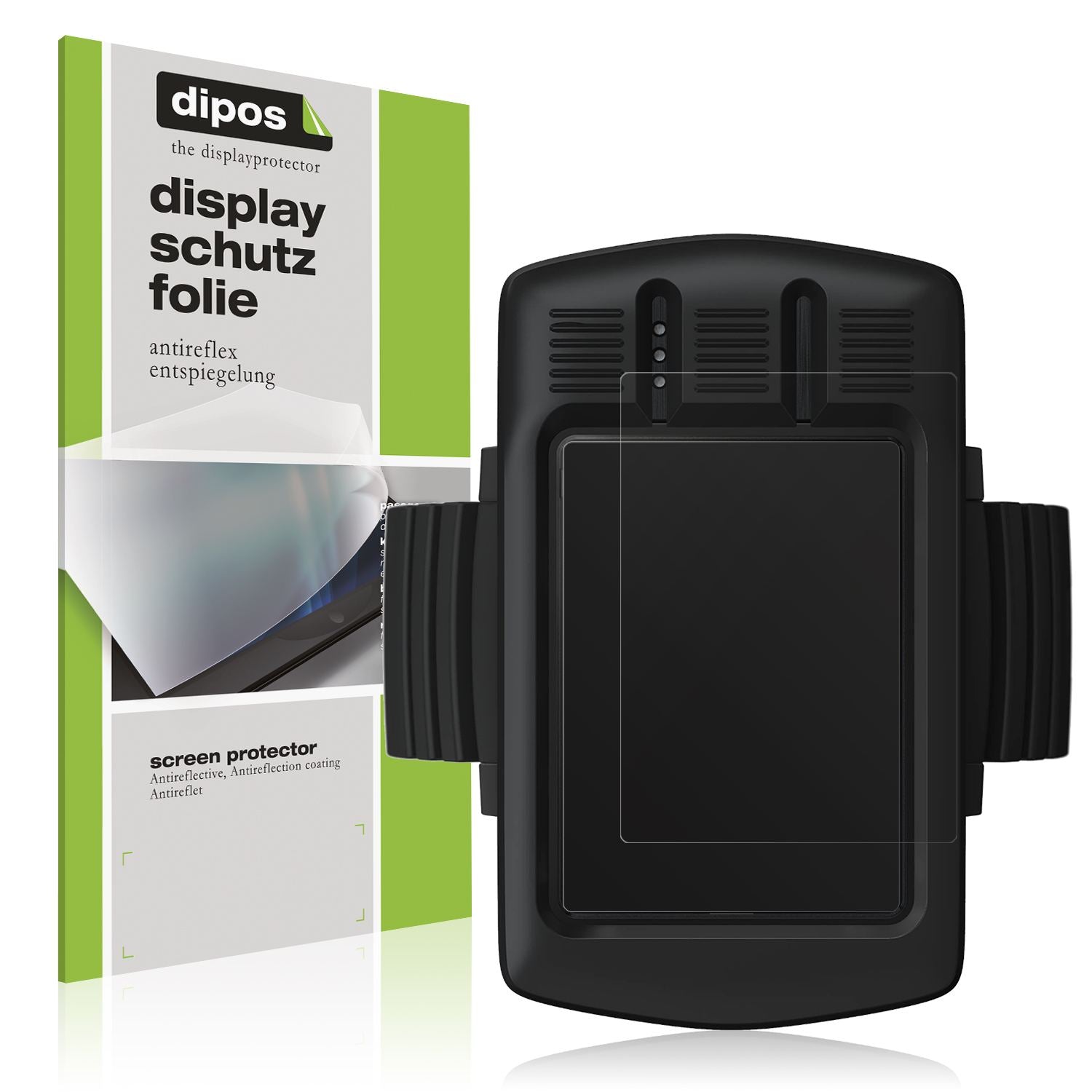 Matte Displayschutzfolie von dipos passend für Suunto EON Tauchcomputer, präziser Zuschnitt und blasenfrei montiert