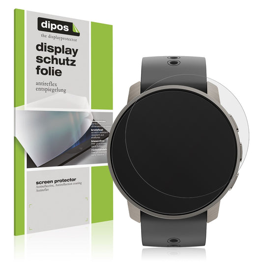 Matte Displayschutzfolie von dipos passend für Suunto Peak Pro, präziser Zuschnitt und blasenfrei montiert