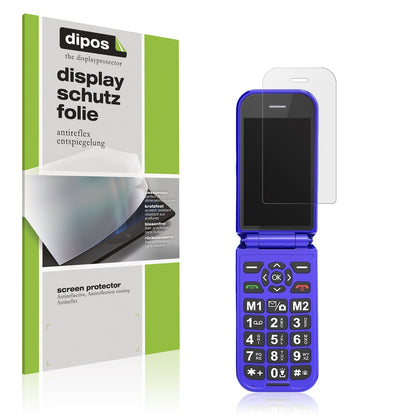 Matte Displayschutzfolie von dipos passend für Sweetlink F4 Plus, präziser Zuschnitt und blasenfrei montiert