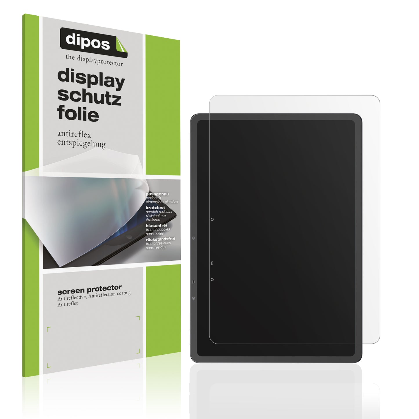 Matte Displayschutzfolie von dipos passend für TCL NXT Paper 14, präziser Zuschnitt und blasenfrei montiert