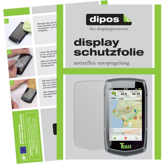 Matte Displayschutzfolie von dipos passend für Teasi One² A-Rival, präziser Zuschnitt und blasenfrei montiert
