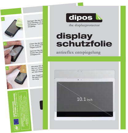 Matte Displayschutzfolie von dipos passend für Teclast TPad T10, präziser Zuschnitt und blasenfrei montiert