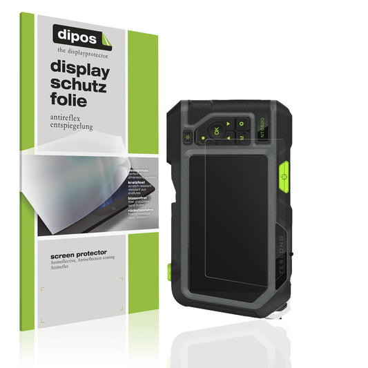 Matte Displayschutzfolie von dipos passend für Teslong NTS500, präziser Zuschnitt und blasenfrei montiert