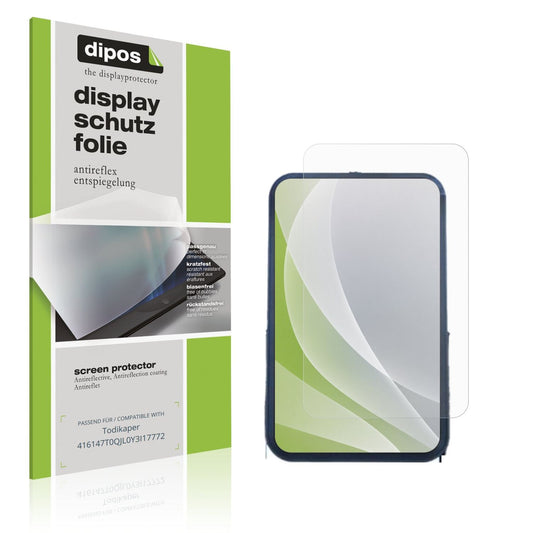 Matte Displayschutzfolie von dipos passend für Todikaper 416147T0QJL0Y3I17772, präziser Zuschnitt und blasenfrei montiert