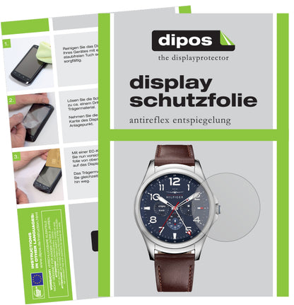 Matte Displayschutzfolie von dipos passend für Tommy Hilfiger TH24/7 You, präziser Zuschnitt und blasenfrei montiert
