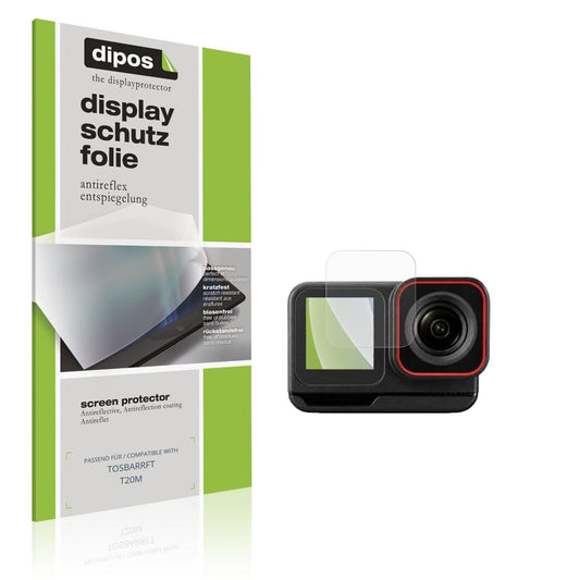 Matte Displayschutzfolie von dipos passend für TOSBARRFT T20M Aussenseite, präziser Zuschnitt und blasenfrei montiert