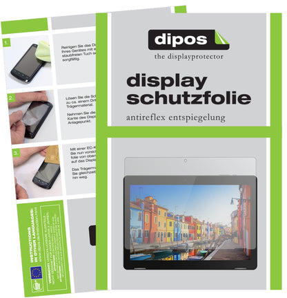 Matte Displayschutzfolie von dipos passend für TrekStor Surftab B10, präziser Zuschnitt und blasenfrei montiert