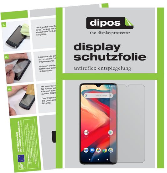 Matte Displayschutzfolie von dipos passend für Umidigi S3 Pro, präziser Zuschnitt und blasenfrei montiert