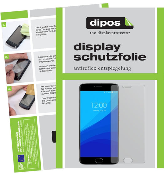 Matte Displayschutzfolie von dipos passend für Umidigi Z1, präziser Zuschnitt und blasenfrei montiert