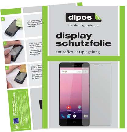 Matte Displayschutzfolie von dipos passend für Vernee Thor E, präziser Zuschnitt und blasenfrei montiert