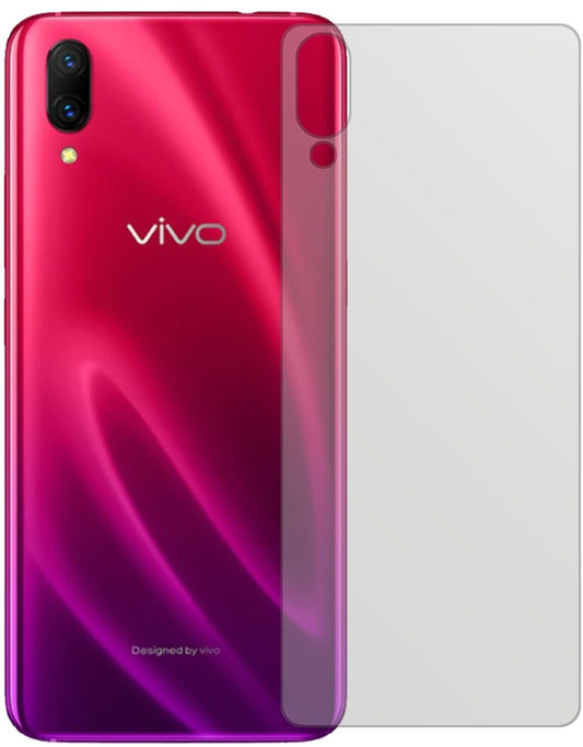 Matte Displayschutzfolie von dipos passend für Vivo X23 Symphony Rückseite, präziser Zuschnitt und blasenfrei montiert