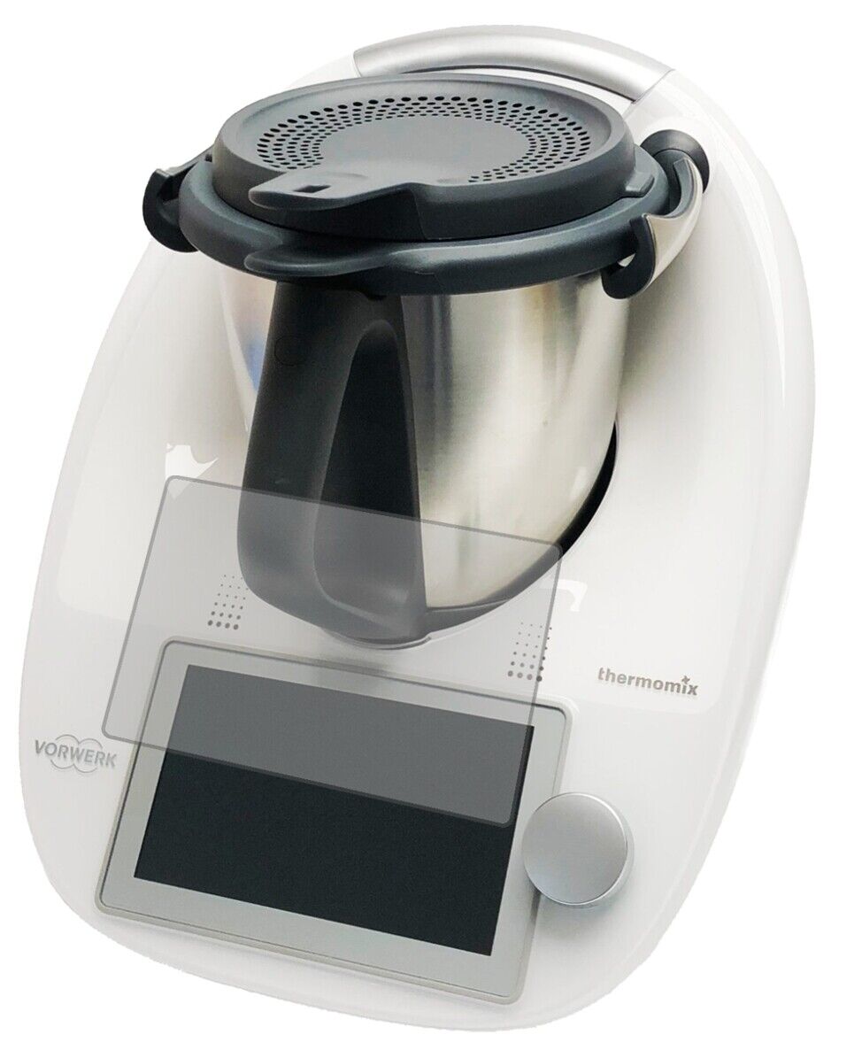 Matte Displayschutzfolie von dipos passend für Vorwerk Thermomix TM6, präziser Zuschnitt und blasenfrei montiert