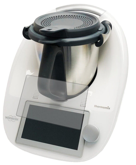 Matte Displayschutzfolie von dipos passend für Vorwerk Thermomix TM6, präziser Zuschnitt und blasenfrei montiert