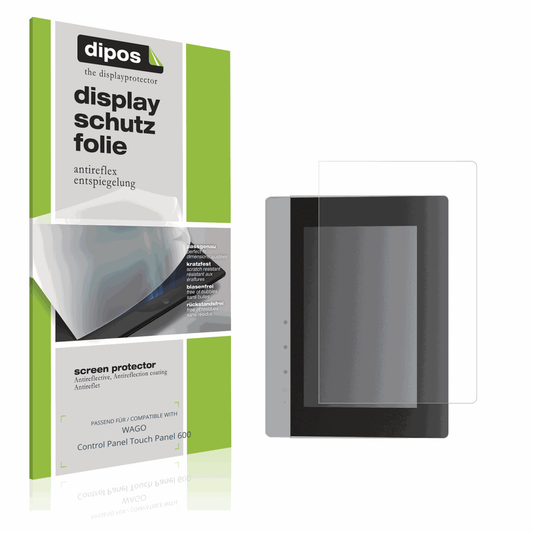 Matte Displayschutzfolie von dipos passend f�r WAGO Control Panel Touch Panel 600, pr�ziser Zuschnitt und blasenfrei montiert