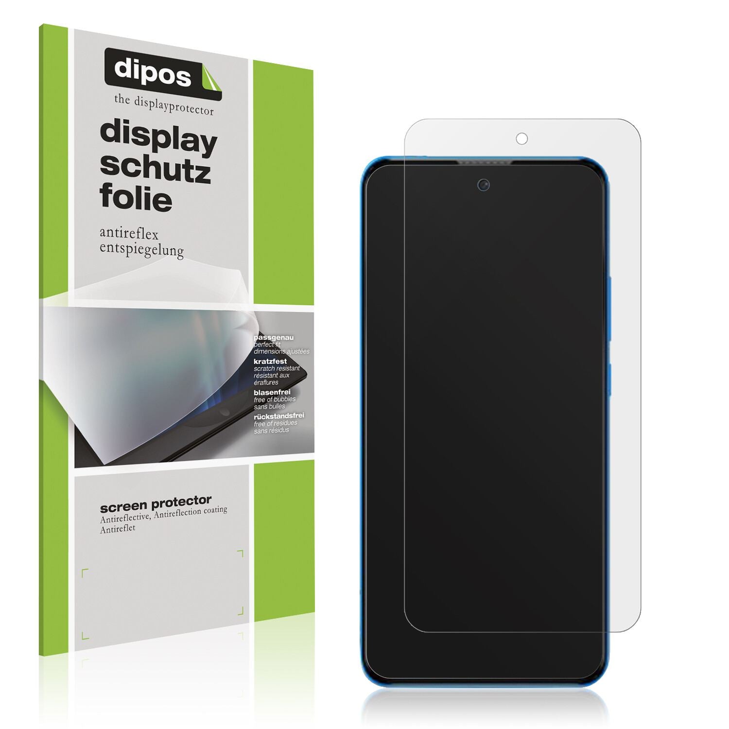 Matte Displayschutzfolie von dipos passend für Walton Primo RX8 Mini, präziser Zuschnitt und blasenfrei montiert