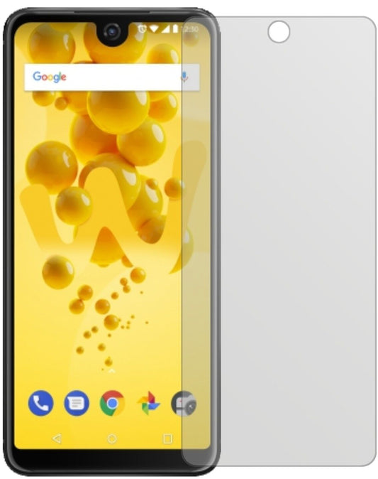 Matte Displayschutzfolie von dipos passend für Wiko View 2, präziser Zuschnitt und blasenfrei montiert